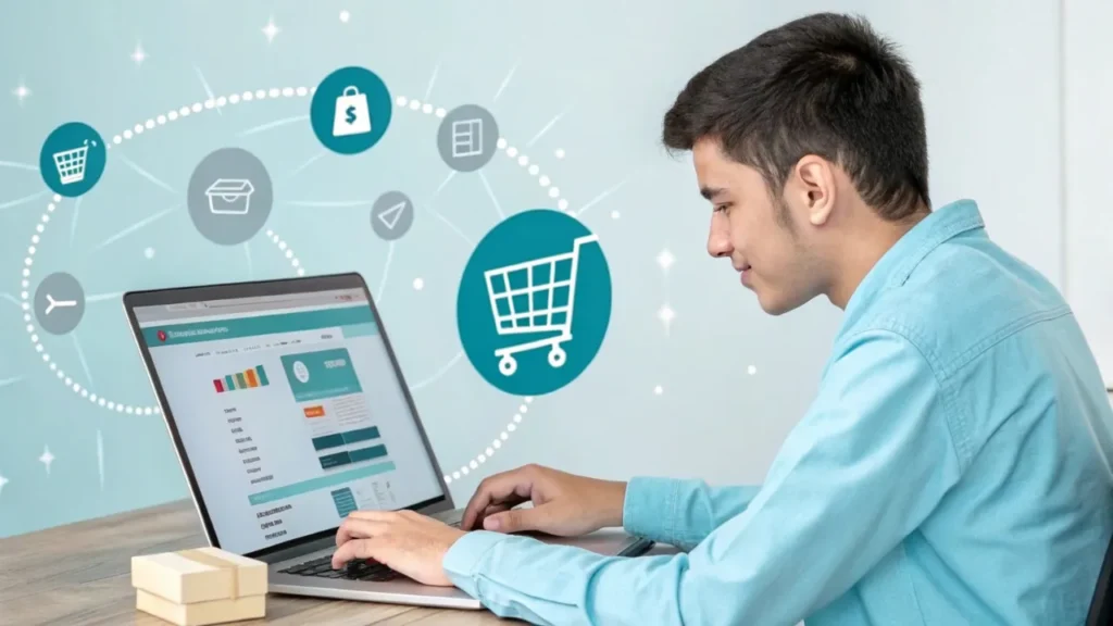 O dropshipping é um modelo onde você não mantém os produtos em estoque. Quando um cliente faz uma compra em sua loja, o pedido é enviado diretamente do fornecedor para o cliente.